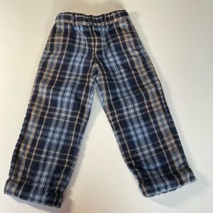 Janie and Jack Blue and Cream Wool Pants Classic Elegance Size 6